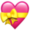 Heart With Ribbon emoji on Apple